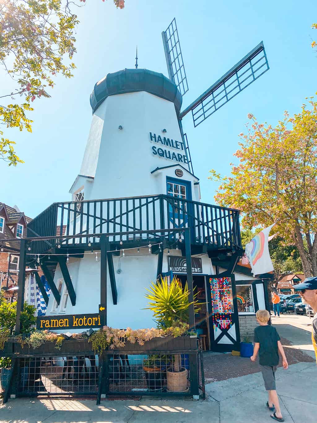 Hamlet Square Windmill in Solvang CA - credit Keryn Means of Twist Travel Magazine