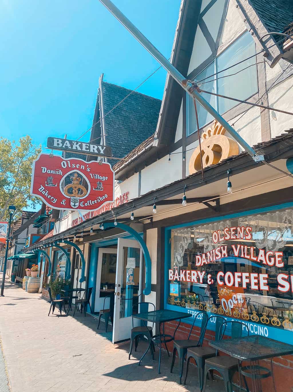 Olsens Danish Village Bakery and Coffee Shop in Solvang California - credit Keryn Means of Twist Travel Magazine