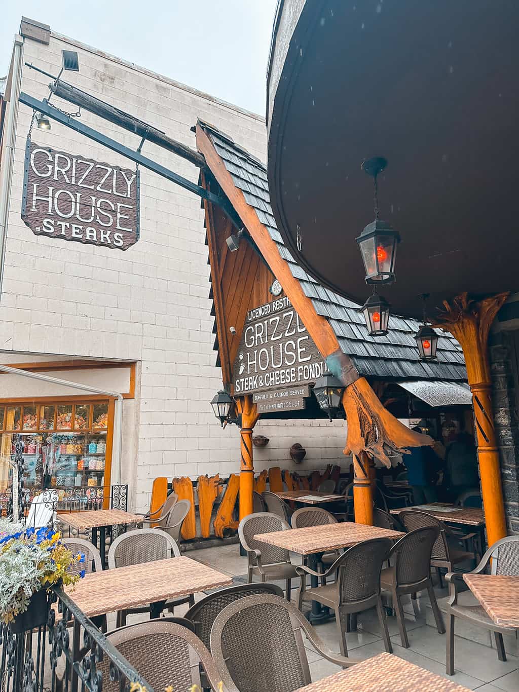 The Grizzly House in Banff National Park Alberta Canada