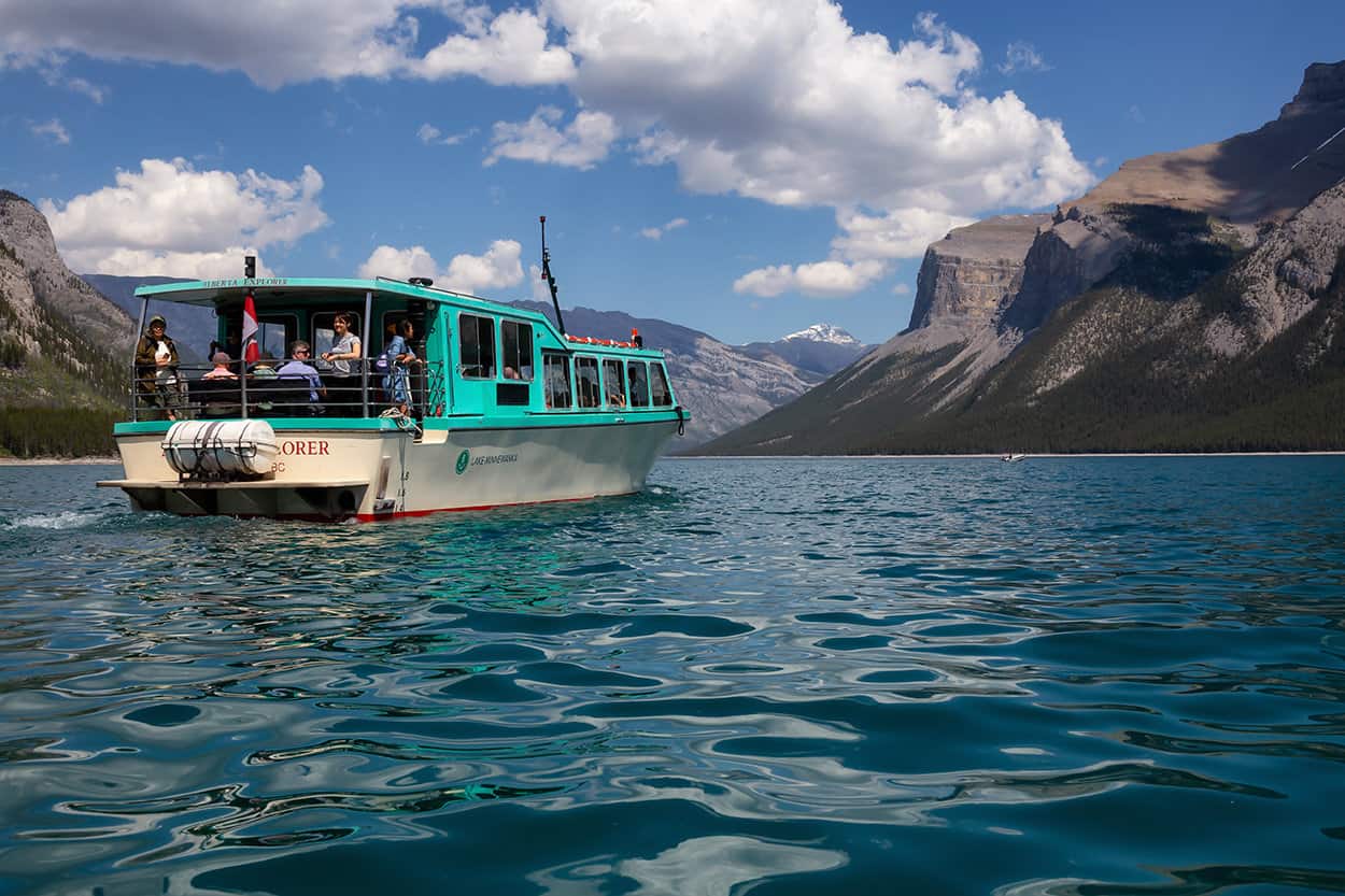 Lake Minnewanka  Banff National Park Alberta Canada