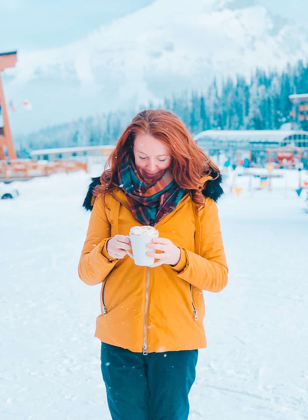 Keryn at Banff Sunshine Village in Banff National Park Alberta Canada