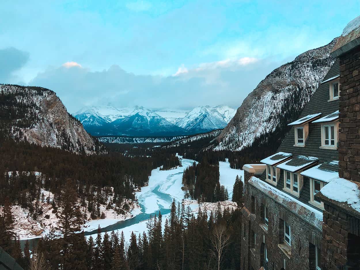 Fairmont Banff Springs Hotel in  Banff National Park Alberta Canada