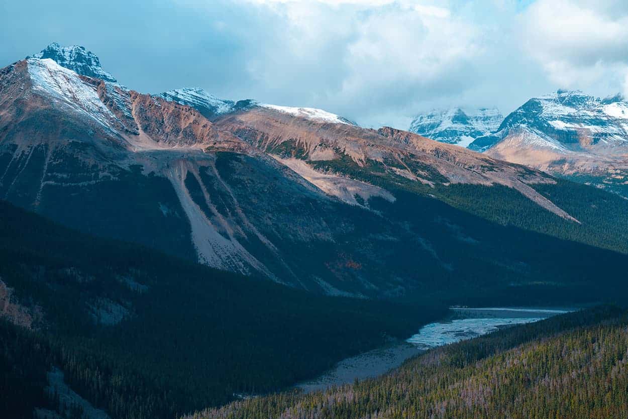 Columbia Icefield Skywalk in Banff National Park Alberta Canada