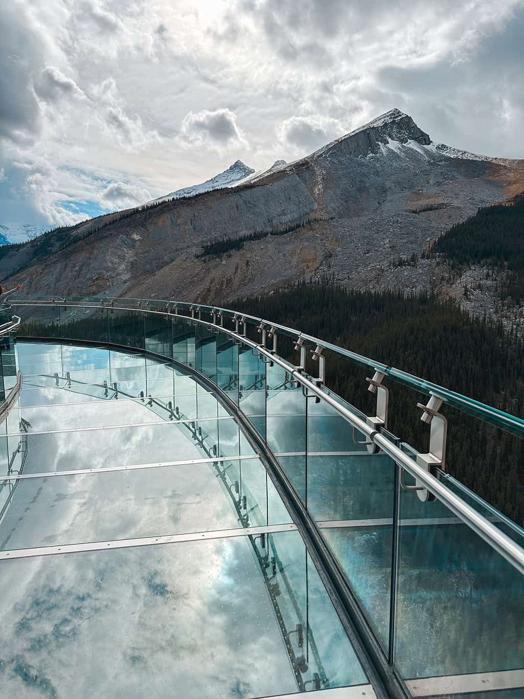 Columbia Icefield Skywalk in Banff National Park Alberta Canada