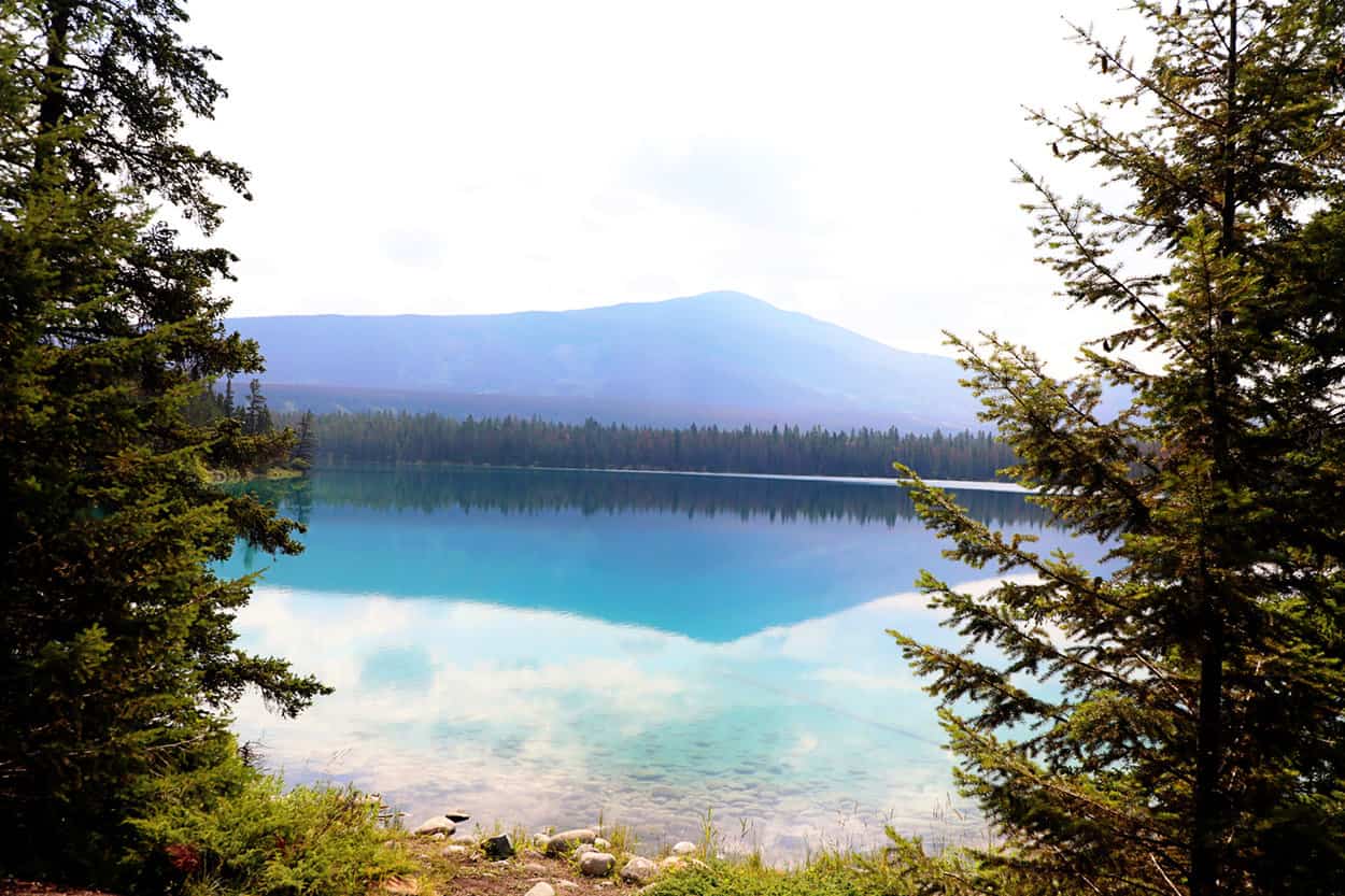 Jasper National Park Fairmont Jasper Park Lodge lake hike