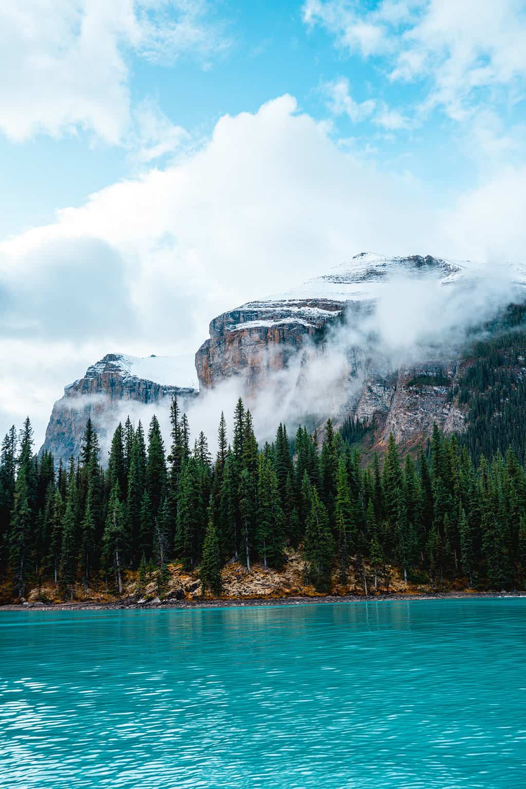 Maligne Lake in Jasper National Park Alberta Canada