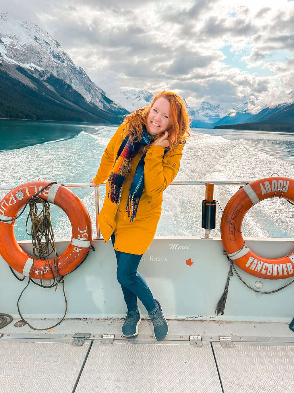 Maligne Lake Cruise in Jasper National Park Alberta Canada