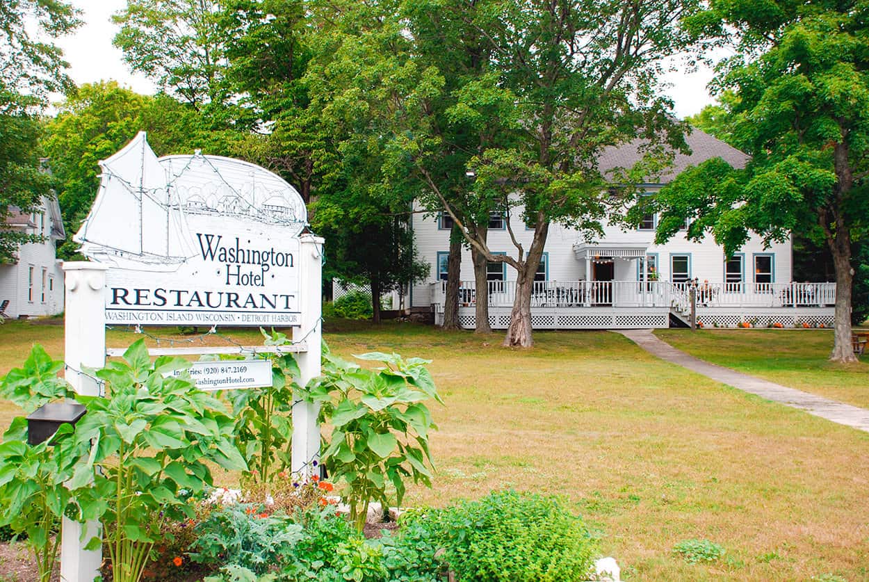 Hotel Washington on Washington Island in Door County Wisconsin