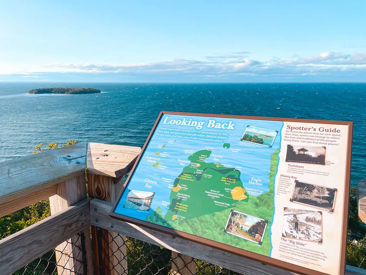 Tower Peninsula State Park in Door County Wisconsin