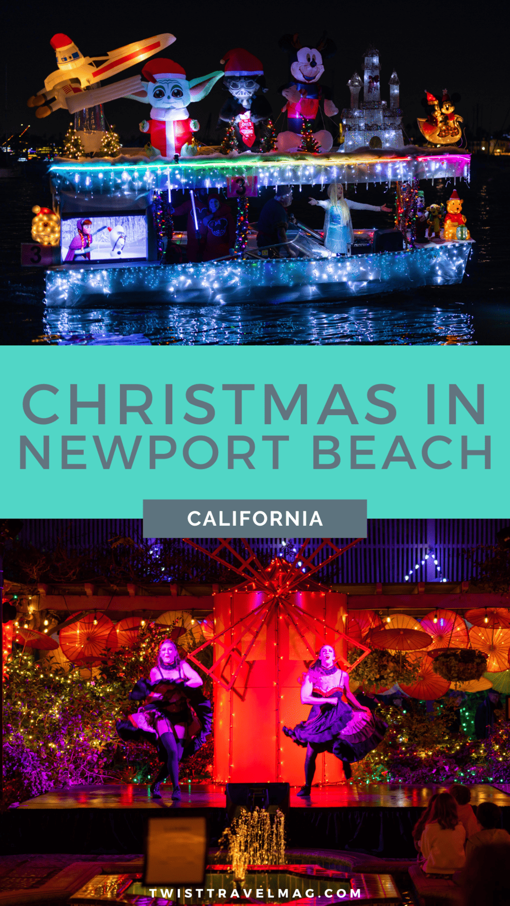 Things to do in Newport Beach at Christmas in California