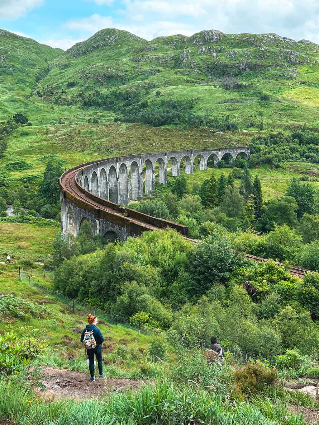 Jacobite Train in Glenfinnan Harry Potter Train Scotland
