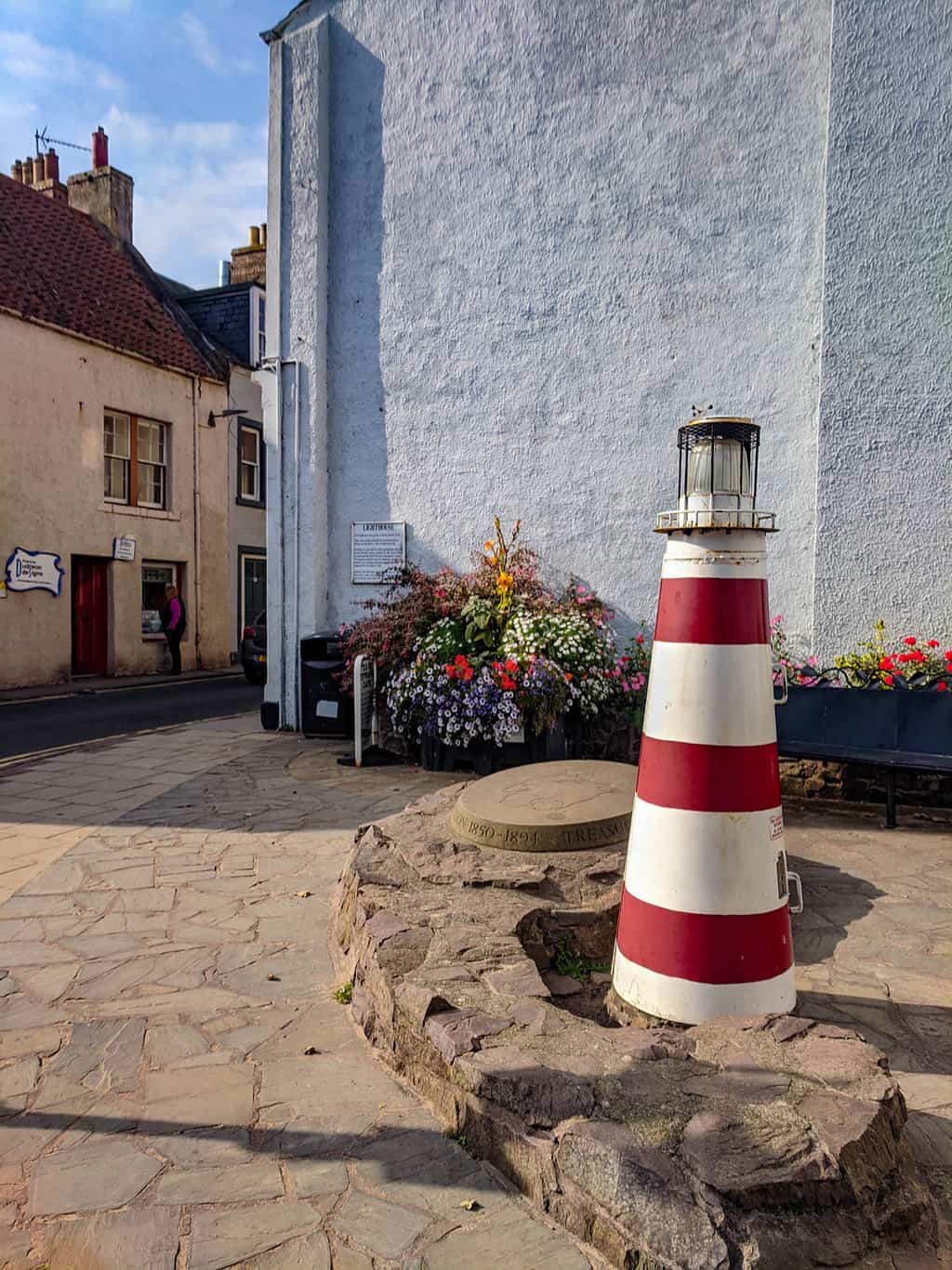 North Berwick Scotland small lighthouse