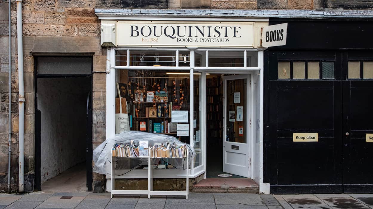 Storefront in St Andrews Scotland