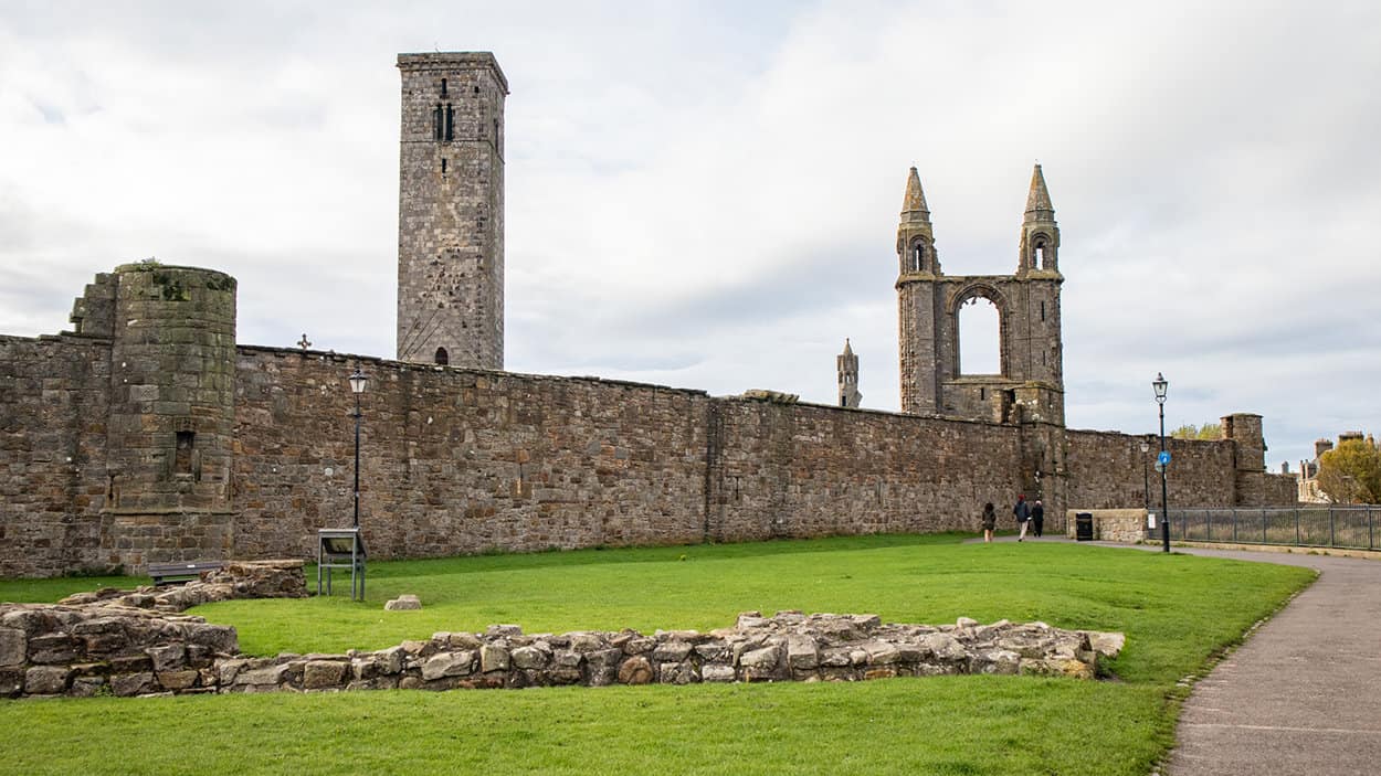 St Andrews Cathedral  in St Andrews Scotland