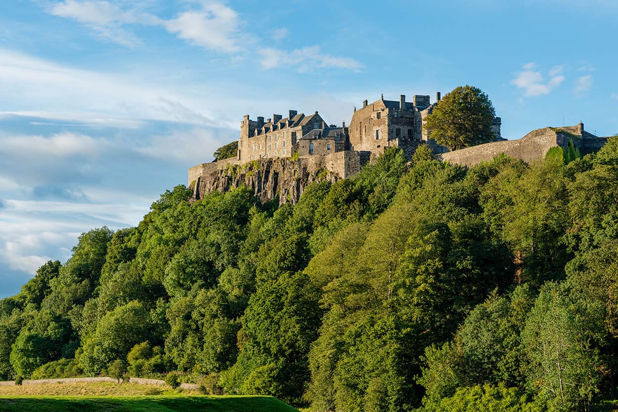 Stirling Castle in Stirling Scotland