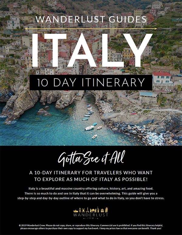 10 Day Italy Itinerary