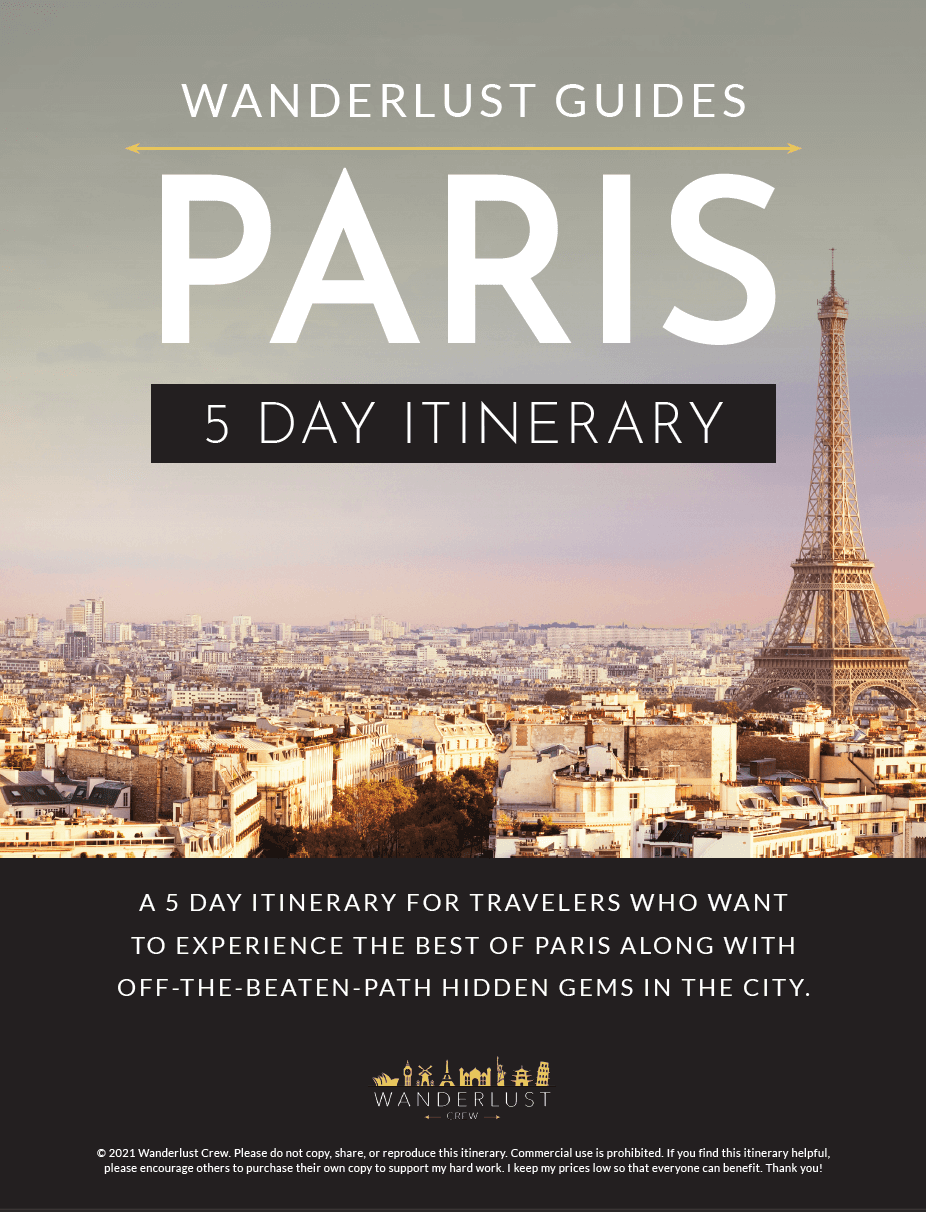 5 Day Paris Itinerary