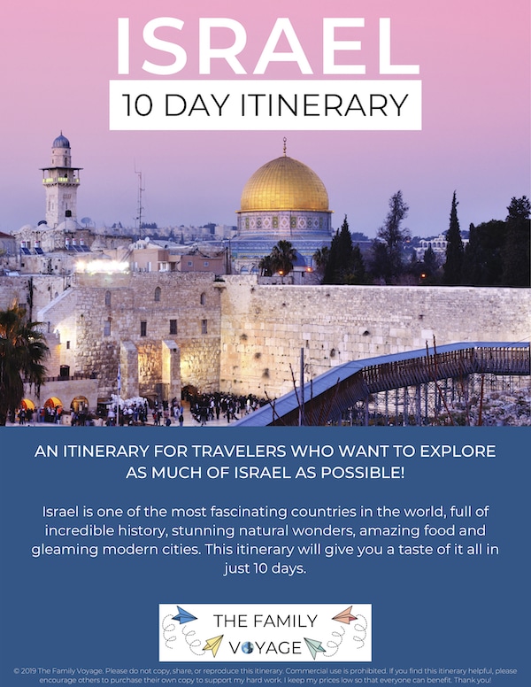 Israel Travel Guide and Itinerary