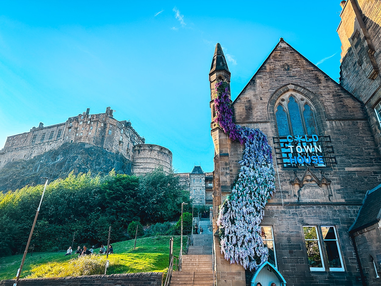 Cold Town House in Grassmarket with views of Edinburgh Castle- photo by Keryn Means editor of Twist Travel