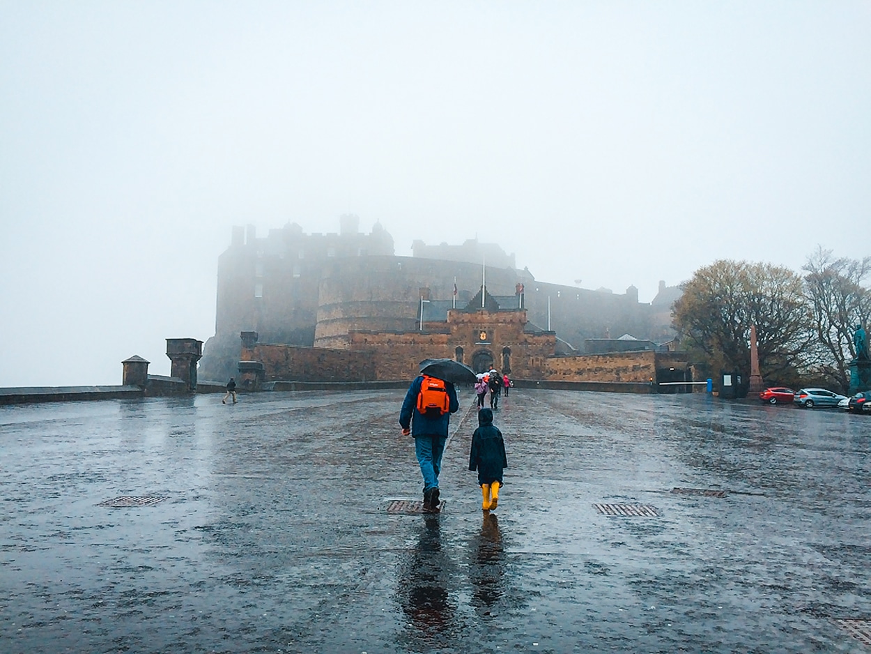 Castle Hill leading up to Edinburgh Castle in Scotland- photo by Keryn Means editor of Twist Travel Magazine