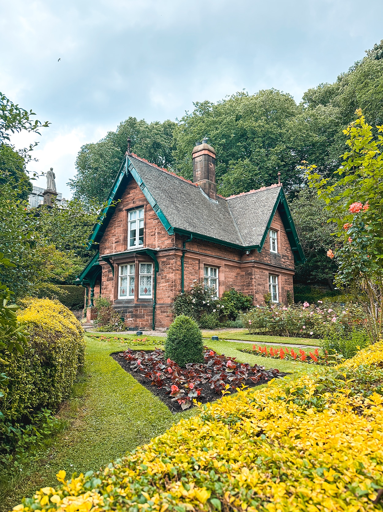 Gardener's Cottage in Princes Street Gardens - photo by Keryn Means editor of Twist Travel Magazine