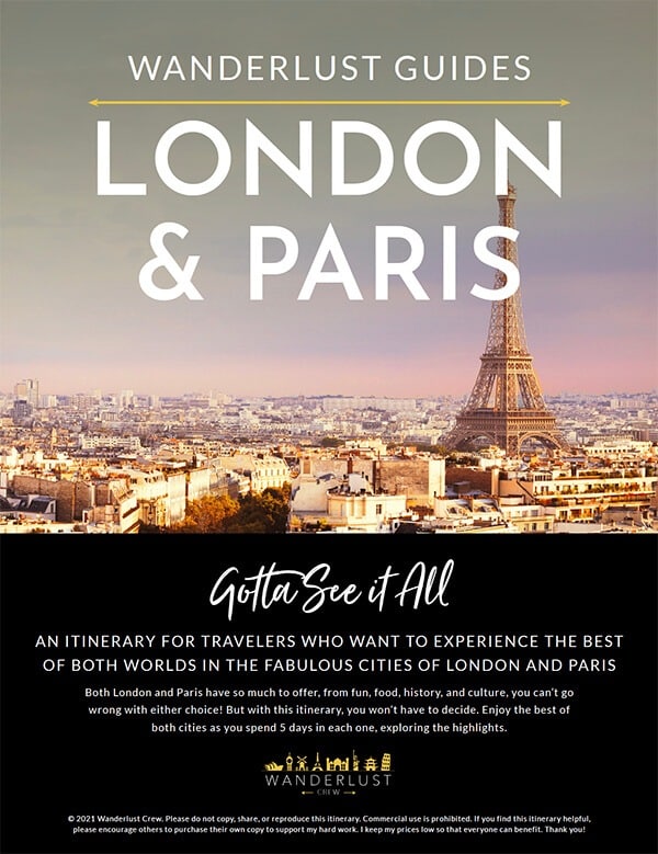 Paris and London Travel Guidebook