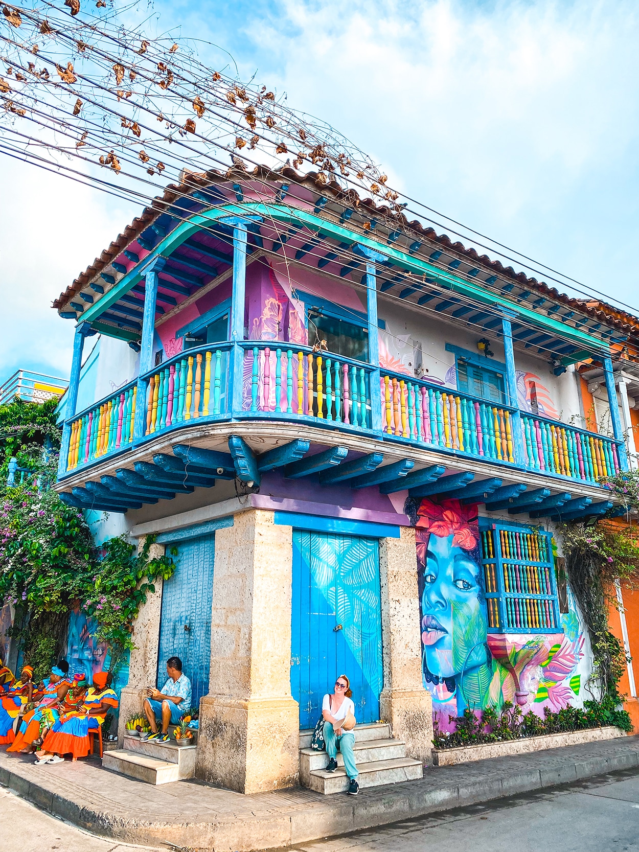 Streets in Getsamani Cartagena Colombia by Keryn Means Twist Travel Magazine