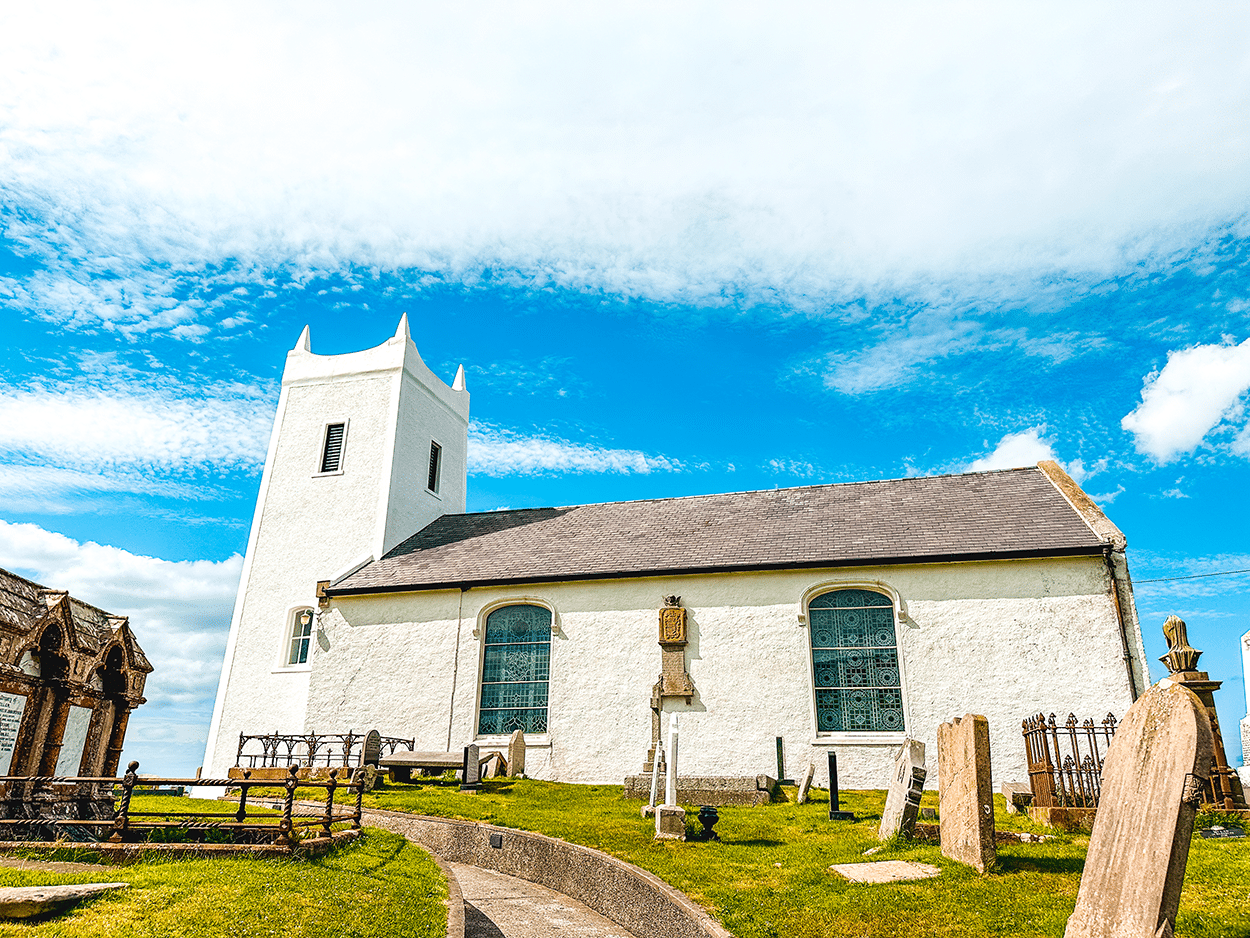 Church near Ballycastle in Northern Ireland- photo by Keryn Means editor of Twist Travel Magazine