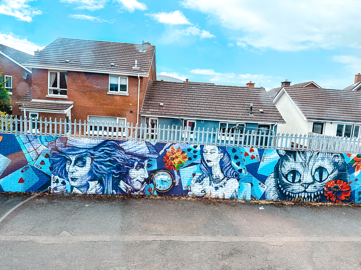 Peace Wall in Belfast Northern Ireland photo by Keryn Means editor of Twist Travel Magazine