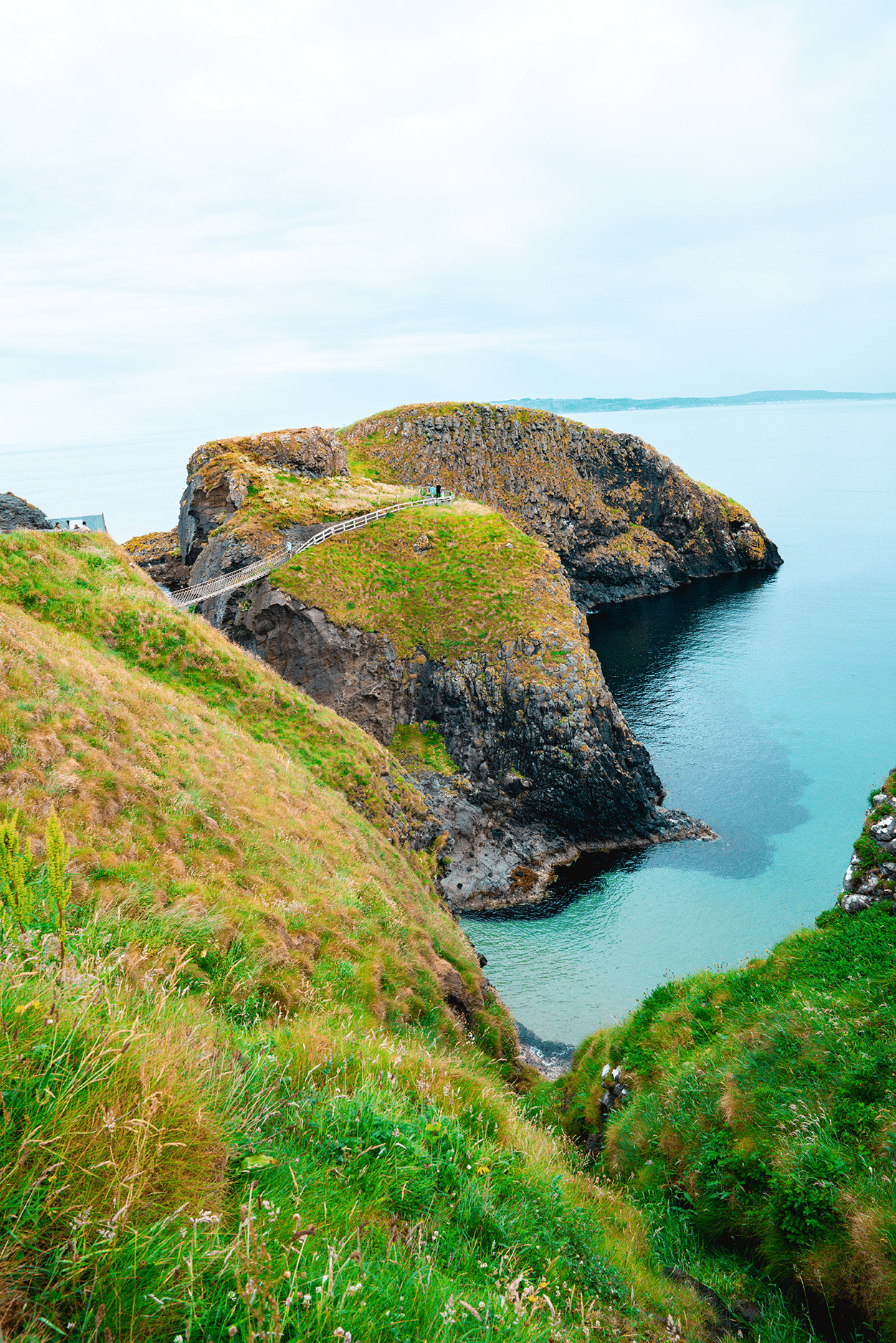 Hike the trail to Carrick-A-Rede even if you don't walk across the rope bridge- photo by Keryn Means editor of Twist Travel Magazine