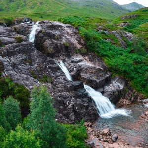 Meeting of the Waters in Glencoe- photo by keryn means twist travel magazine