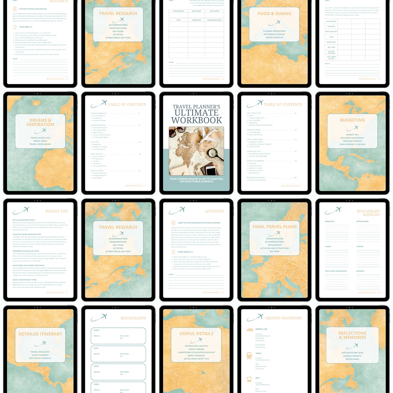 Ultimate Travel Planner’s Workbook 3 Ultimate Travel Planning Workbook