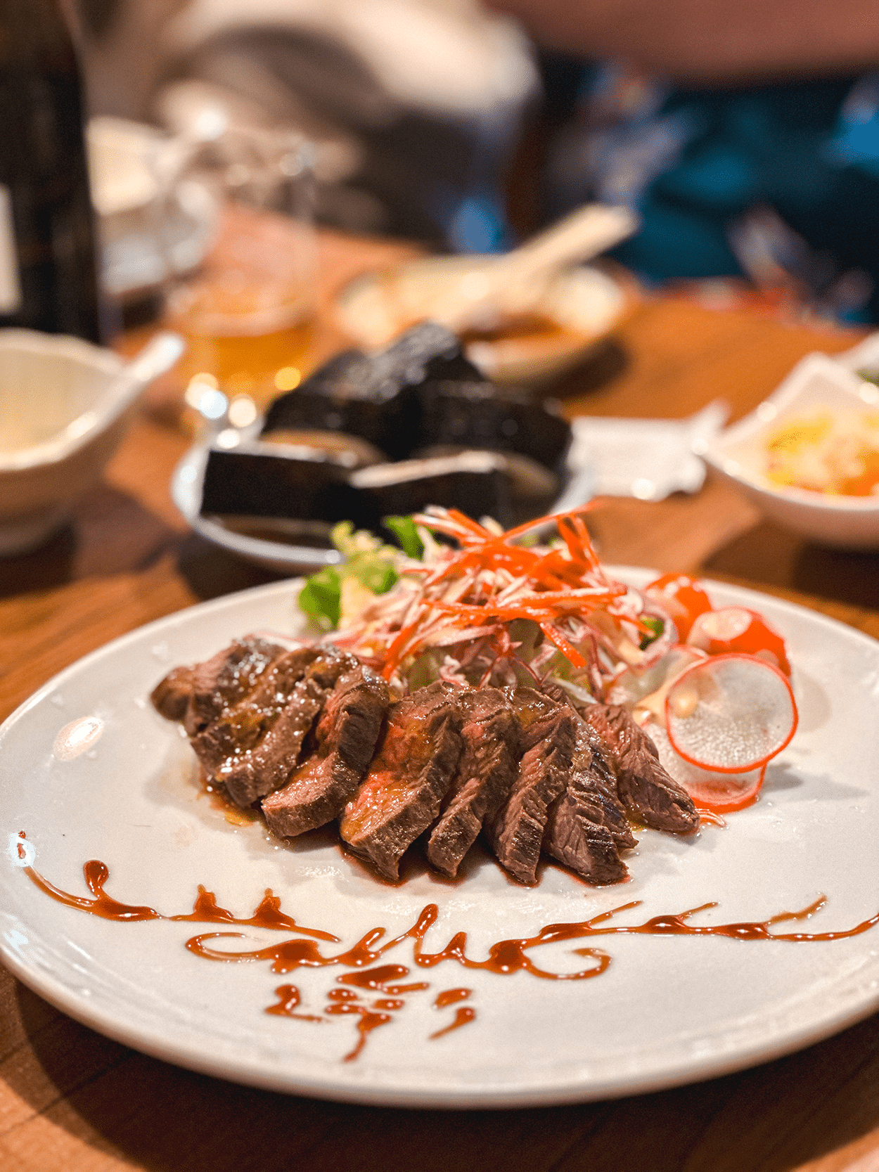 Local venison at restaurant in Akankohan East Hokkaido Japan - photo credit Keryn Means