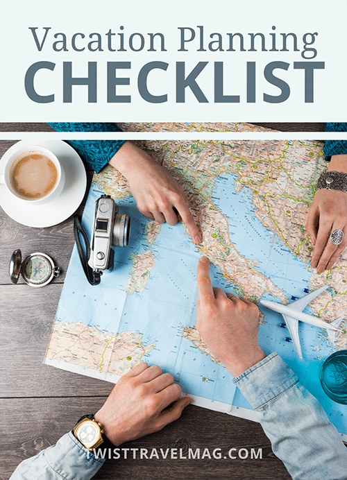 Travel Tips 5 Vacation Planner Checklist