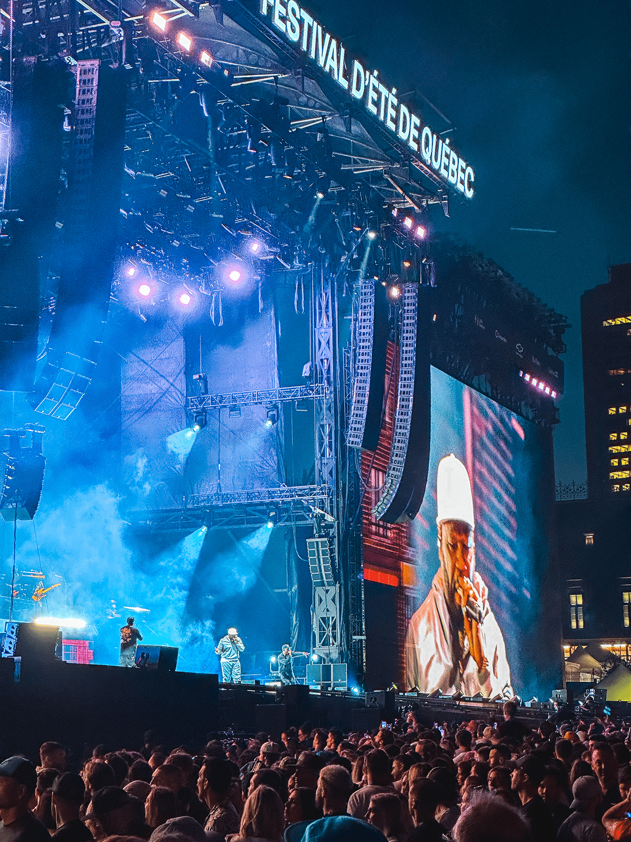 Quebec City 4-Day Itinerary: A Girls’ Getaway Guide 18 50 Cent at Festival d'été de Québec in Quebec City- photo by Keryn Means, TwistTravelMag.com