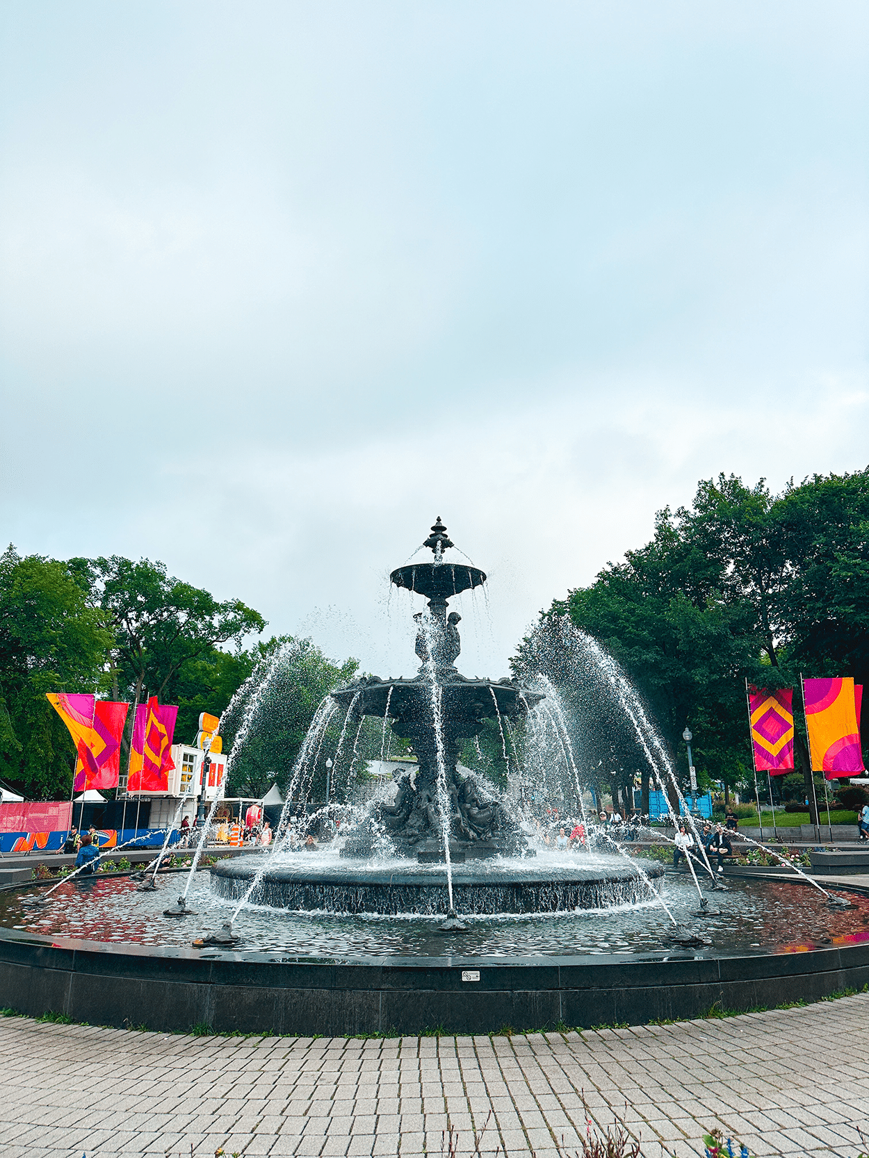 Quebec City 4-Day Itinerary: A Girls’ Getaway Guide 45 Fontaine de Tourny in Quebec City Canada- - photo by Keryn Means TwistTravelMag.com