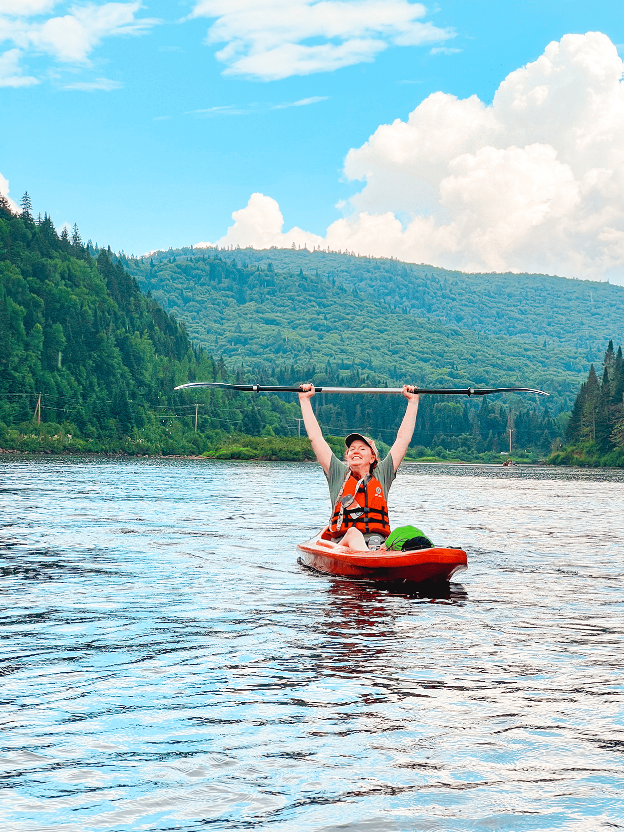 Quebec City 4-Day Itinerary: A Girls’ Getaway Guide 33 Kayaking in Parc national de la Jacques- Cartier- photo by Keryn Means TwistTravelMag.com
