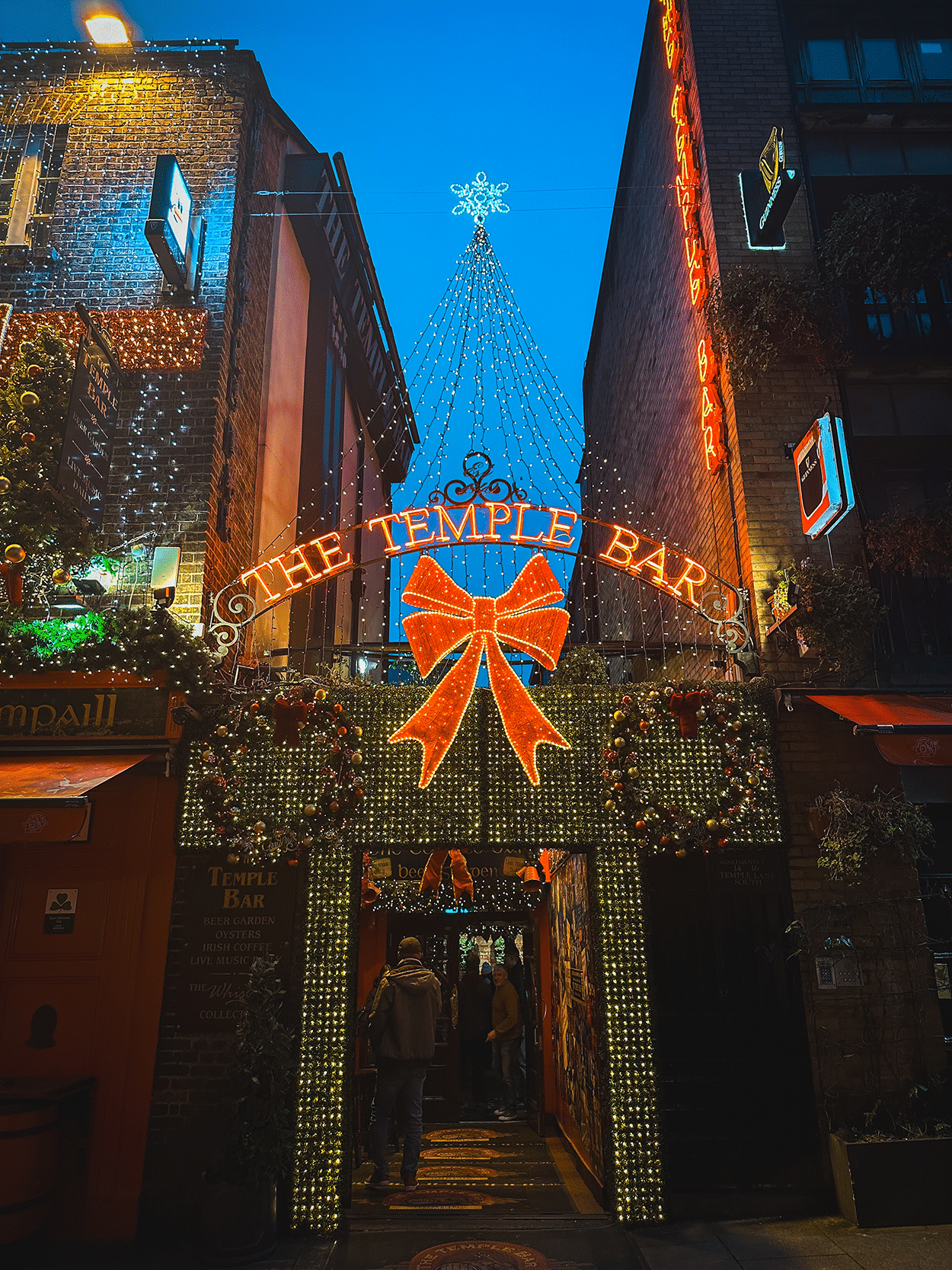 Your Ultimate Ireland Christmas Market Road Trip Itinerary 3 Temple Bar in Dublin Ireland