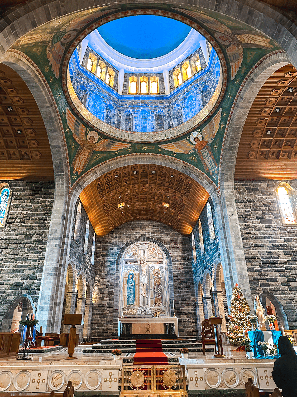 Your Ultimate Ireland Christmas Market Road Trip Itinerary 39 Galway Cathedral stain glass