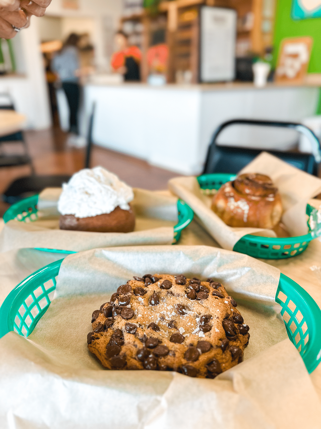 Girls' Trip to Tupelo, MS: Southern Weekend Getaway Itinerary 4 Salted chocolate chip cookie and cinnamon buns at Talbot House in Tupelo MS- credit Keryn Means