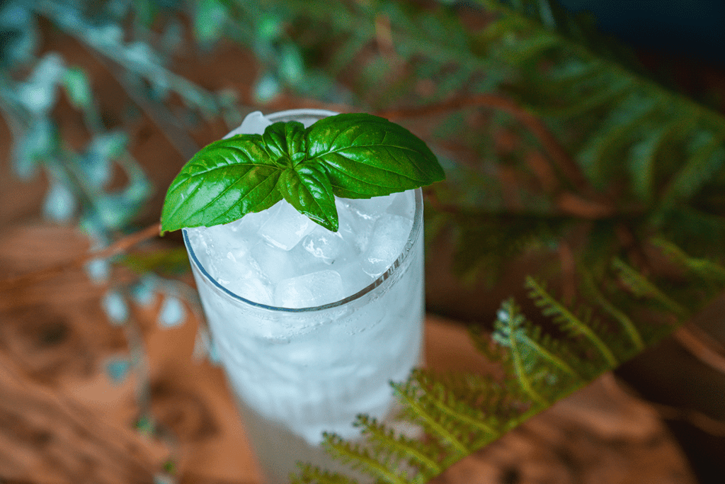Orange Blossom Simple Syrup Recipe (2 Ways) 2 Orange Blossom Basil Fizz