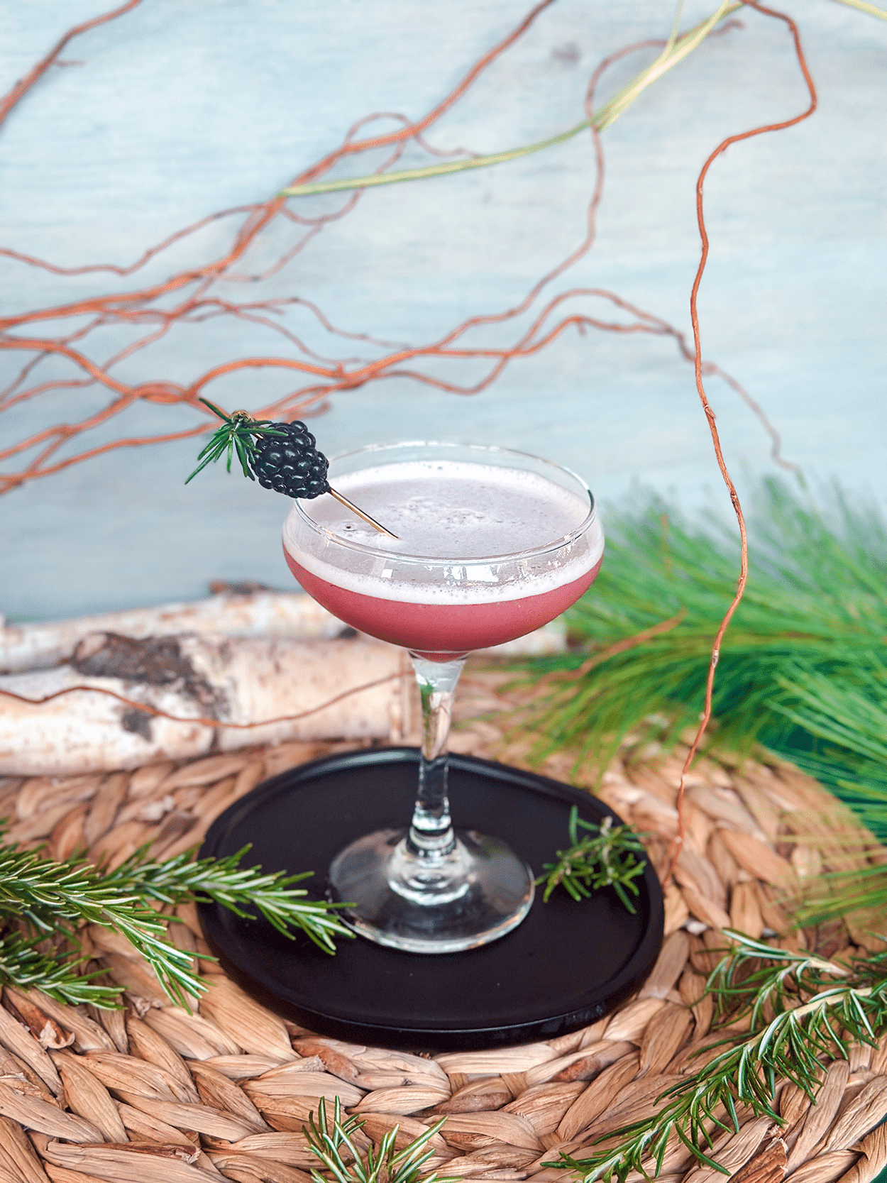 Rosemary Blackberry Bourbon Sour – The Thicket Cocktail Recipe 6 The Thicket: A Rosemary Blackberry Bourbon Recipe