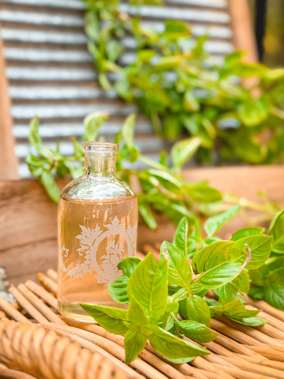 Summer Simple Syrups for Cocktails, Mocktails & More 8 Basil Simple Syrup