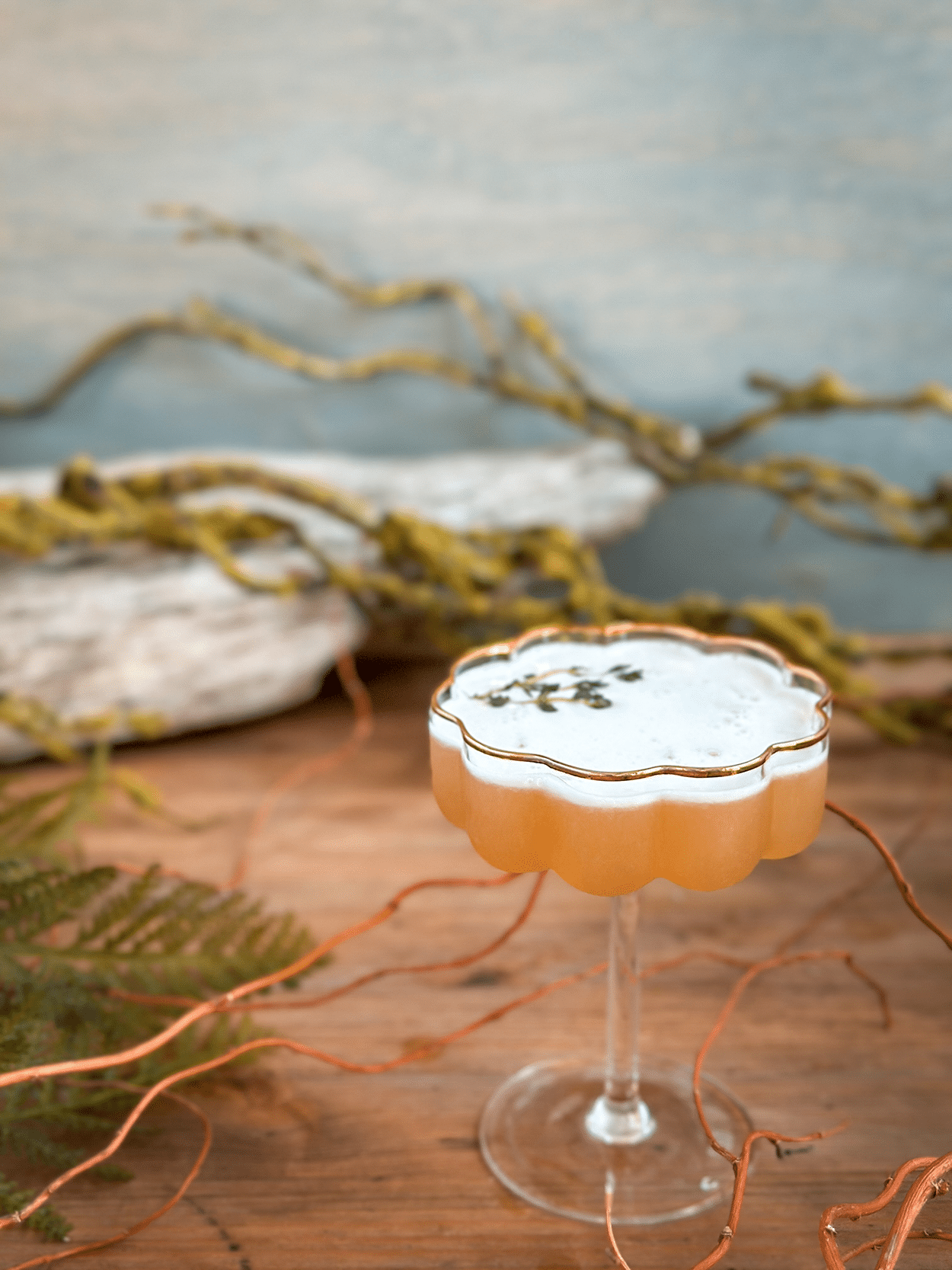 Whiskey Sour with Thyme and Honey 6 Thyme Honey Sour cocktail Recipe