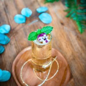 Cherry Blossom Green Tea Spritz 4 Cherry Blossom Green Tea Spritz- Cherry Blossom cocktail recipe