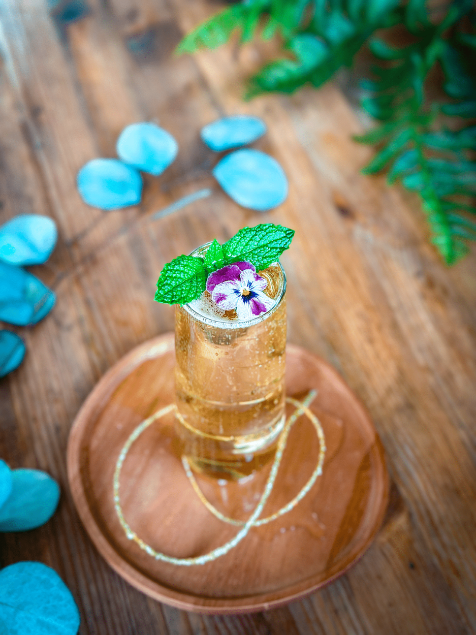 Cherry Blossom Green Tea Spritz 3 Cherry Blossom Green Tea Spritz- Cherry Blossom cocktail recipe