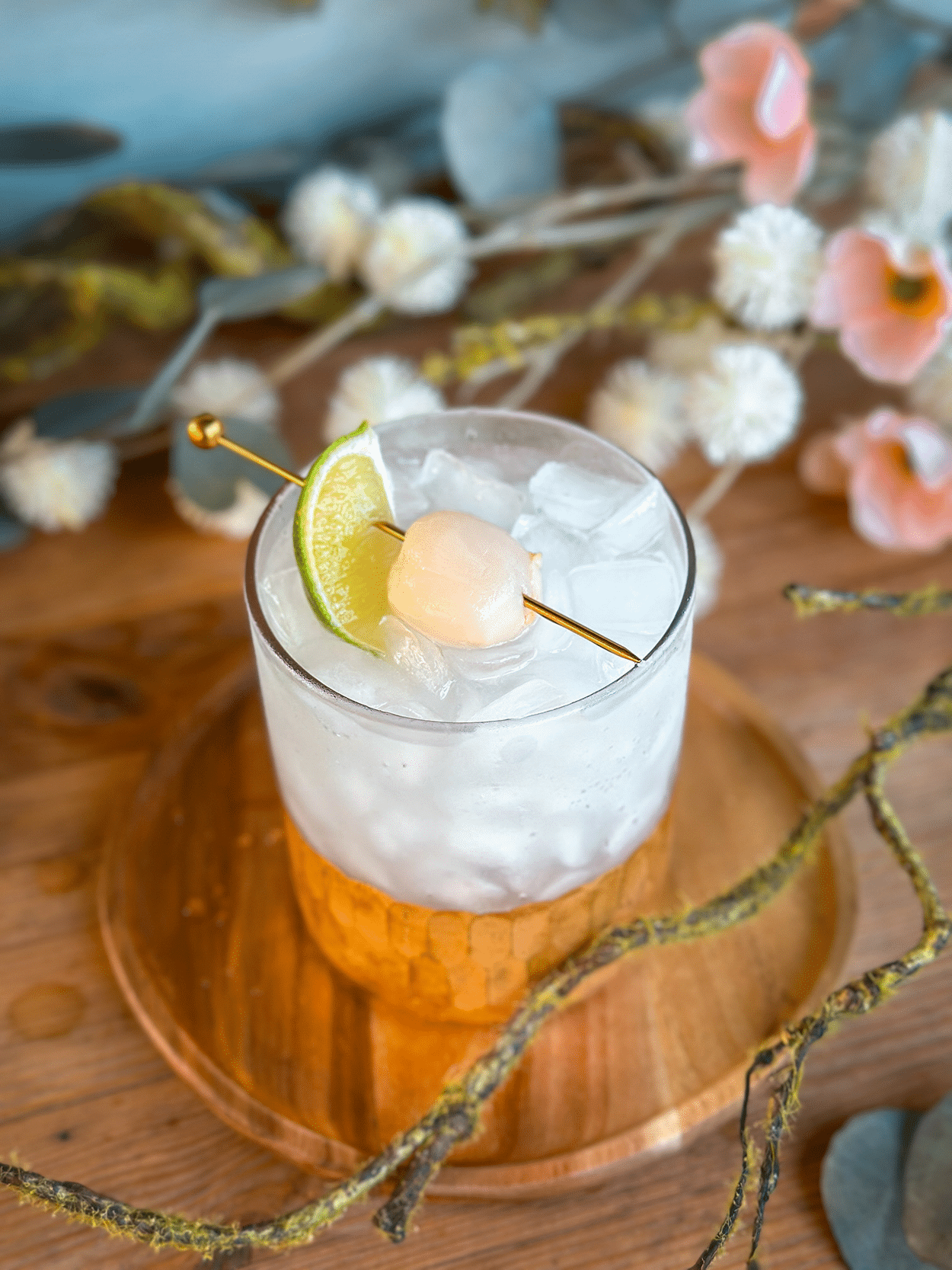 The White Lotus – Elderflower Lychee Gin and Tonic 6 White Lotus Cocktail recipe- Lychee Elderflower Gin and Tonic