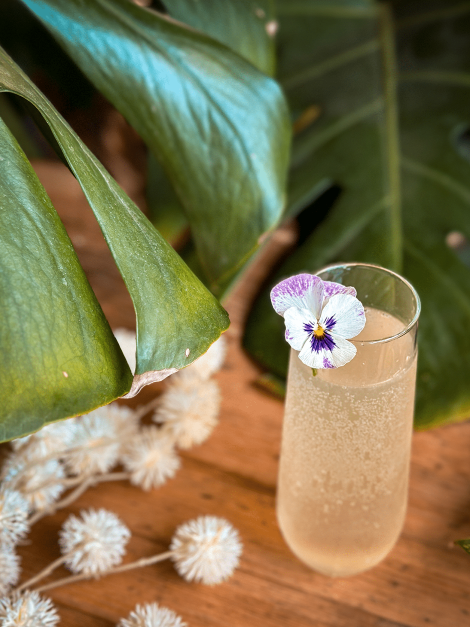Orange Blossom French 75 3 Orange Blossom French 75 cocktail recipe