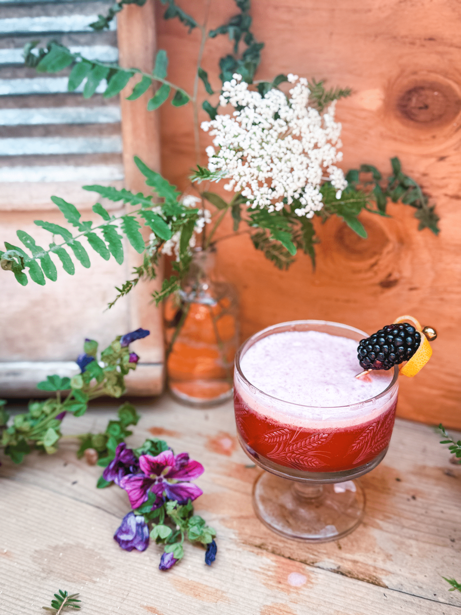 Blackberry Earl Grey Sour 2 Blackberry Earl Grey Sour