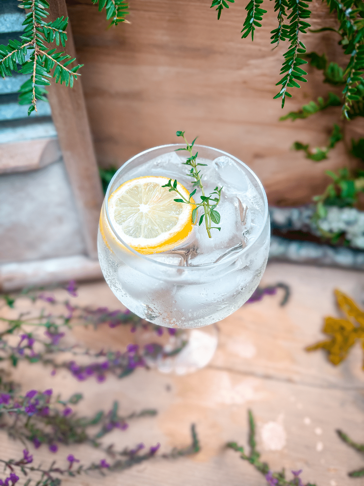 Lemon Thyme Spritz 6 Lemon Thyme Spritz cocktail recipe